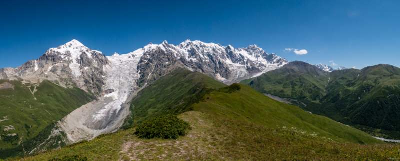 Tetnuldi with Glacier